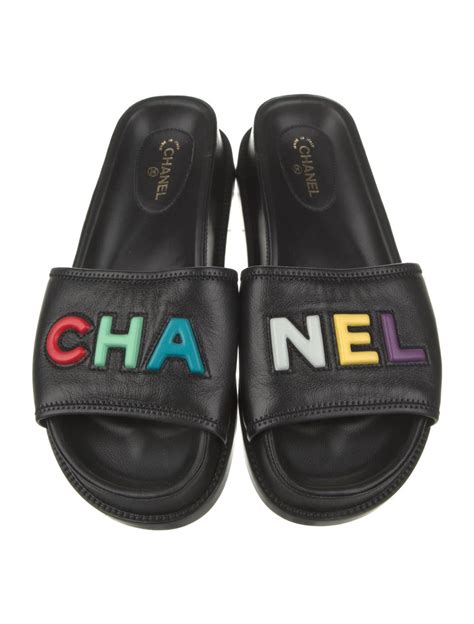 chanel slides 2022|Chanel sandals official site.